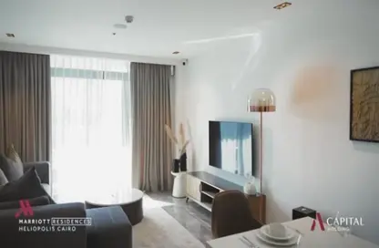 Hotel Apartment - 2 Bedrooms - 2 Bathrooms for sale in Marriott Residence Heliopolis - Almazah - Heliopolis - Masr El Gedida - Cairo