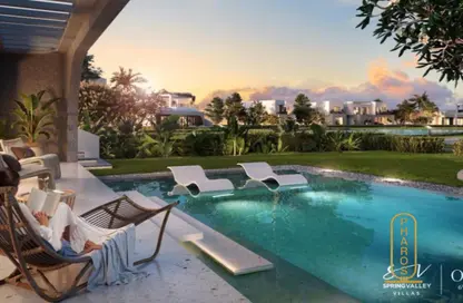 تاون هاوس - 5 غرف نوم - 4 حمامات للبيع في فيلدج ويست - كمبوندات الشيخ زايد - الشيخ زايد - الجيزة