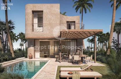 فيلا - 3 غرف نوم - 4 حمامات للبيع في رملة ليك سايد - قسم الضبعة - الساحل الشمالي
