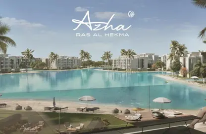 Chalet - 2 Bedrooms - 2 Bathrooms for sale in Azha North - Ras Al Hekma - North Coast