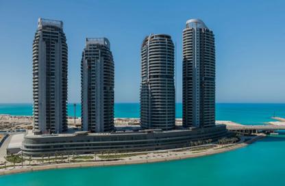 Apartment - 2 Bedrooms - 2 Bathrooms for sale in North Edge Towers - New Alamein City - Al Alamein - North Coast Apartment - 2 Bedrooms - 2 Bathrooms for sale in North Edge Towers - New Alamein City - Al Alamein - North Coast