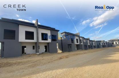 Twin House - 4 Bedrooms - 5 Bathrooms for sale in Creek Town - The 1st Settlement - New Cairo City - Cairo