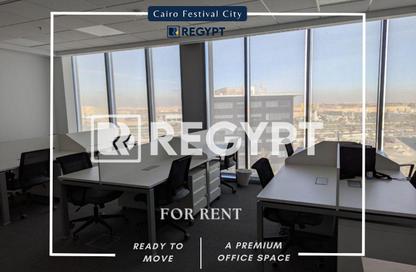 Office Space - Studio - 1 Bathroom for rent in V90 - North Teseen St. - The 5th Settlement - New Cairo City - Cairo