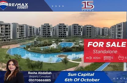 Villa - 6 Bedrooms - 6 Bathrooms for sale in Sun Capital - Fayoum Desert road - 6 October City - Giza