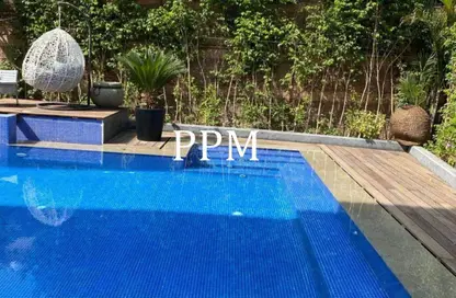 Twin House - 3 Bedrooms - 4 Bathrooms for rent in North Rehab - New Cairo City - Cairo