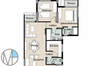 Apartment - 2 Bedrooms - 3 Bathrooms for sale in Yaru new capital Compound - New Capital Compounds - New Capital City - Cairo