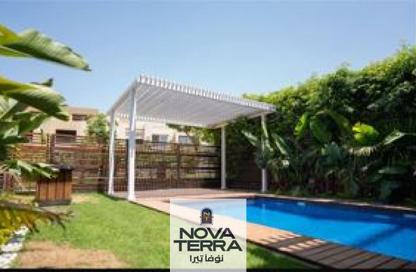 Townhouse - 3 Bedrooms - 4 Bathrooms for sale in Palm Hills WoodVille - Al Wahat Road - 6 October City - Giza