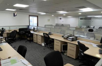 Office Space - 7+ Bedrooms - 2 Bathrooms for rent in Bank Center Street - South Teseen St. - The 5th Settlement - New Cairo City - Cairo