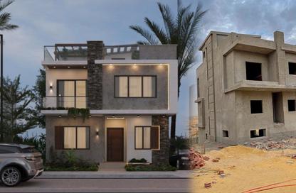 Villa - 5 Bedrooms - 4 Bathrooms for sale in Lake West - Sheikh Zayed Compounds - Sheikh Zayed City - Giza