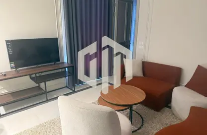 Apartment - 1 Bedroom - 2 Bathrooms for rent in Aljazi Marriott Residences - Mohamed Naguib Axis - North Investors Area - New Cairo City - Cairo