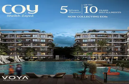 Apartment - 3 Bedrooms - 2 Bathrooms for sale in Green Revolution - Sheikh Zayed Compounds - Sheikh Zayed City - Giza