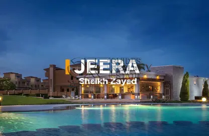 منزل مزدوج - 4 غرف نوم - 3 حمامات للبيع في جييرا - الحي الثالث عشر - الشيخ زايد - الجيزة