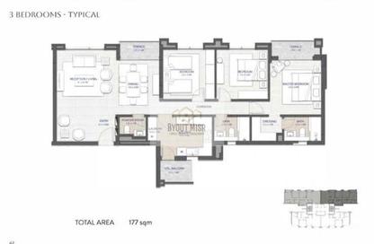 Apartment - 3 Bedrooms - 3 Bathrooms for sale in City Gate - 5th Settlement Compounds - The 5th Settlement - New Cairo City - Cairo Apartment - 3 Bedrooms - 3 Bathrooms for sale in City Gate - 5th Settlement Compounds - The 5th Settlement - New Cairo City - Cairo