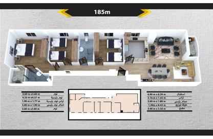 Apartment - 3 Bedrooms - 2 Bathrooms for sale in Al Andalus Buildings - Al Andalus District - New Cairo City - Cairo