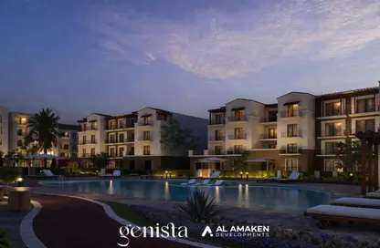 شقة - 2 غرف نوم - 2 حمامات للبيع في فيلدج ويست - كمبوندات الشيخ زايد - الشيخ زايد - الجيزة