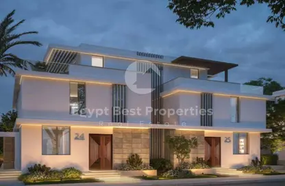 Twin House - 4 Bedrooms - 5 Bathrooms for sale in Palm Hills New Cairo - 5th Settlement Compounds - The 5th Settlement - New Cairo City - Cairo