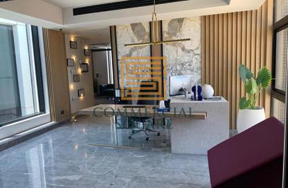 Office Space - Studio - 2 for rent in The Water Way - North Investors Area - New Cairo City - Cairo