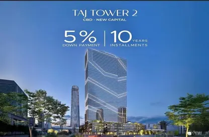 مساحات مكتبية - غرفة نوم - 1 حمام للبيع في تاج تاور - منطقة الأعمال المركزيه - العاصمة الإدارية الجديدة - القاهرة