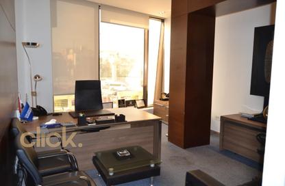 Office Space - Studio - 4 Bathrooms for rent in Bank Center Street - South Teseen St. - The 5th Settlement - New Cairo City - Cairo