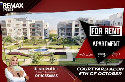 Apartment - 3 Bedrooms - 5 Bathrooms for rent in Aeon - 6 October Compounds - 6 October City - Giza