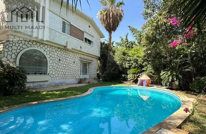 Villa - Studio - 4 Bathrooms for rent in Degla - Hay El Maadi - Cairo