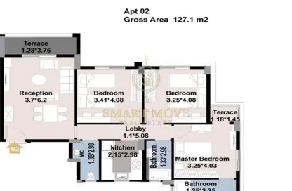شقة - 3 غرف نوم - 3 حمامات للبيع في طريق السويس - مدينة القاهرة الجديدة - القاهرة