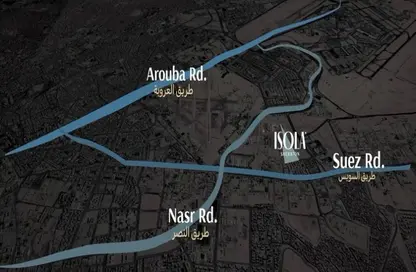 مساحات مكتبية - غرفة نوم - 1 حمام للبيع في ايزولا شيراتون - شارع الصعقه - شيراتون المطار - النزهة - القاهرة