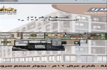 شقة - 3 غرف نوم - 2 حمامات للبيع في منطقة جديلة - المنصورة - الدقهلية