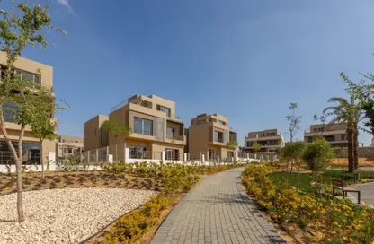 Townhouse - 3 Bedrooms - 4 Bathrooms for sale in Palm Hills New Cairo - 5th Settlement Compounds - The 5th Settlement - New Cairo City - Cairo