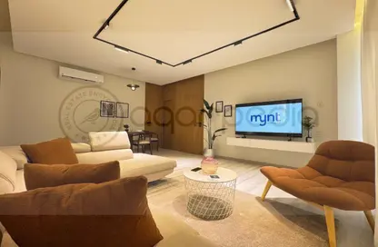 Apartment - 1 Bedroom - 2 Bathrooms for rent in Garden Residence - Hyde Park - New Cairo City - Cairo