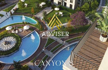 Apartment - Studio - 1 for sale in Canyon 8 - R8 - New Capital City - Cairo