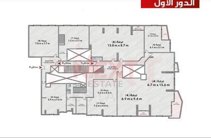 محل تجاري - استوديو - 3 حمامات للبيع في شارع مصطفى كامل - السيوف - حي اول المنتزة - الاسكندرية
