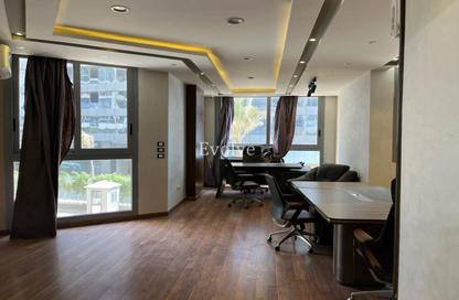 Office Space - Studio - 2 Bathrooms for rent in Zahraa Al Maadi St. - Degla - Hay El Maadi - Cairo