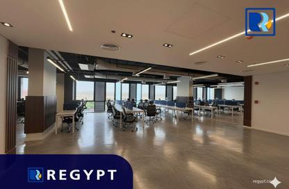 Office Space - Studio - 4 Bathrooms for rent in V90 - North Teseen St. - The 5th Settlement - New Cairo City - Cairo