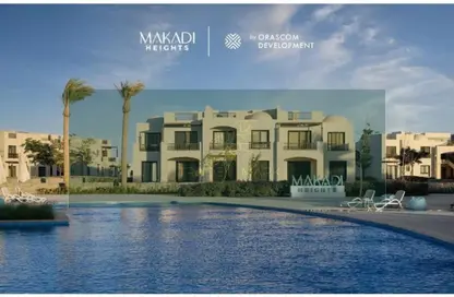 شقة - 2 غرف نوم - 2 حمامات للبيع في مكادي هايتس - مكادي اوراسكوم - مكادي - الغردقة - محافظة البحر الاحمر