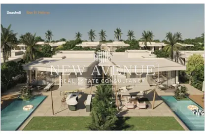 Twin House - 4 Bedrooms - 4 Bathrooms for sale in Seashell - Ras Al Hekma - North Coast