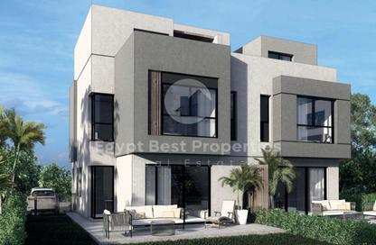 Twin House - 4 - 4 for sale in Swan Lake West - 6 October Compounds - 6 October City - Giza
