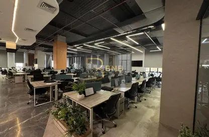 Office Space - Studio - 5 Bathrooms for rent in North Teseen St. - The 5th Settlement - New Cairo City - Cairo