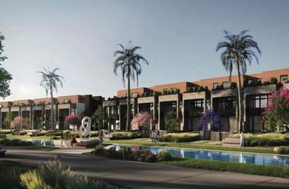 Townhouse - 3 Bedrooms - 3 Bathrooms for sale in Belong Villa Community - Al Wahat Road - 6 October City - Giza
