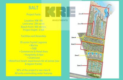 Chalet - 3 Bedrooms - 2 Bathrooms for sale in Salt - Ras Al Hekma - North Coast