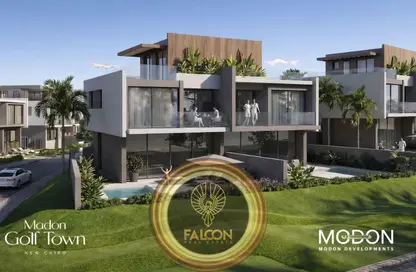 Villa - 5 Bedrooms - 5 Bathrooms for sale in Modon Golf Town - The 6th Settlement - New Cairo City - Cairo