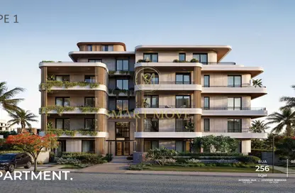 Apartment - 3 Bedrooms - 4 Bathrooms for sale in Crescent Walk - 5th Settlement Compounds - The 5th Settlement - New Cairo City - Cairo