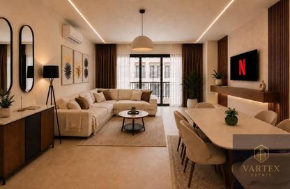 Apartment - 2 Bedrooms - 2 Bathrooms for rent in Moon Residences - Fifth Square - The 5th Settlement - New Cairo City - Cairo