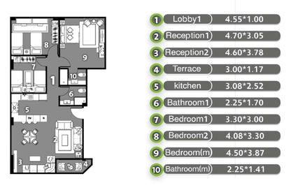 Apartment - 3 - 3 for sale in Al Andalus Buildings - Al Andalus District - New Cairo City - Cairo Apartment - 3 - 3 for sale in Al Andalus Buildings - Al Andalus District - New Cairo City - Cairo