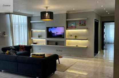 Apartment - 3 Bedrooms - 3 Bathrooms for rent in The Water Way - North Investors Area - New Cairo City - Cairo
