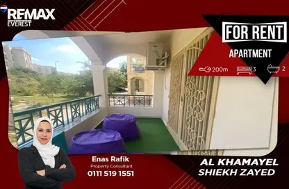 Apartment - 3 Bedrooms - 2 Bathrooms for rent in Al Khamayel city - Sheikh Zayed Compounds - Sheikh Zayed City - Giza