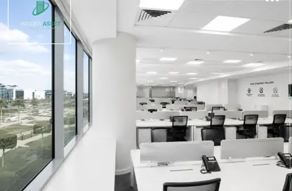 Office Space - Studio - 2 Bathrooms for rent in Smart Village - Cairo Alexandria Desert Road - 6 October City - Giza