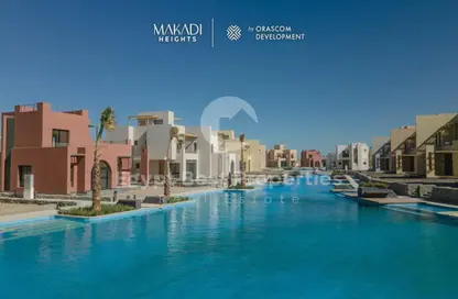 شاليه - 2 غرف نوم - 2 حمامات للبيع في مكادي هايتس - مكادي اوراسكوم - مكادي - الغردقة - محافظة البحر الاحمر