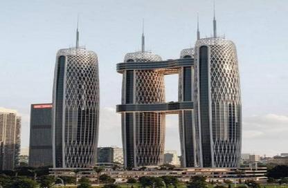 Hotel Apartment - 1 Bedroom - 1 Bathroom for sale in Nile Business City - Downtown Area - New Capital City - Cairo