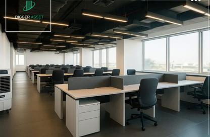 Office Space - Studio - 7+ Bathrooms for rent in Bank Center Street - South Teseen St. - The 5th Settlement - New Cairo City - Cairo
